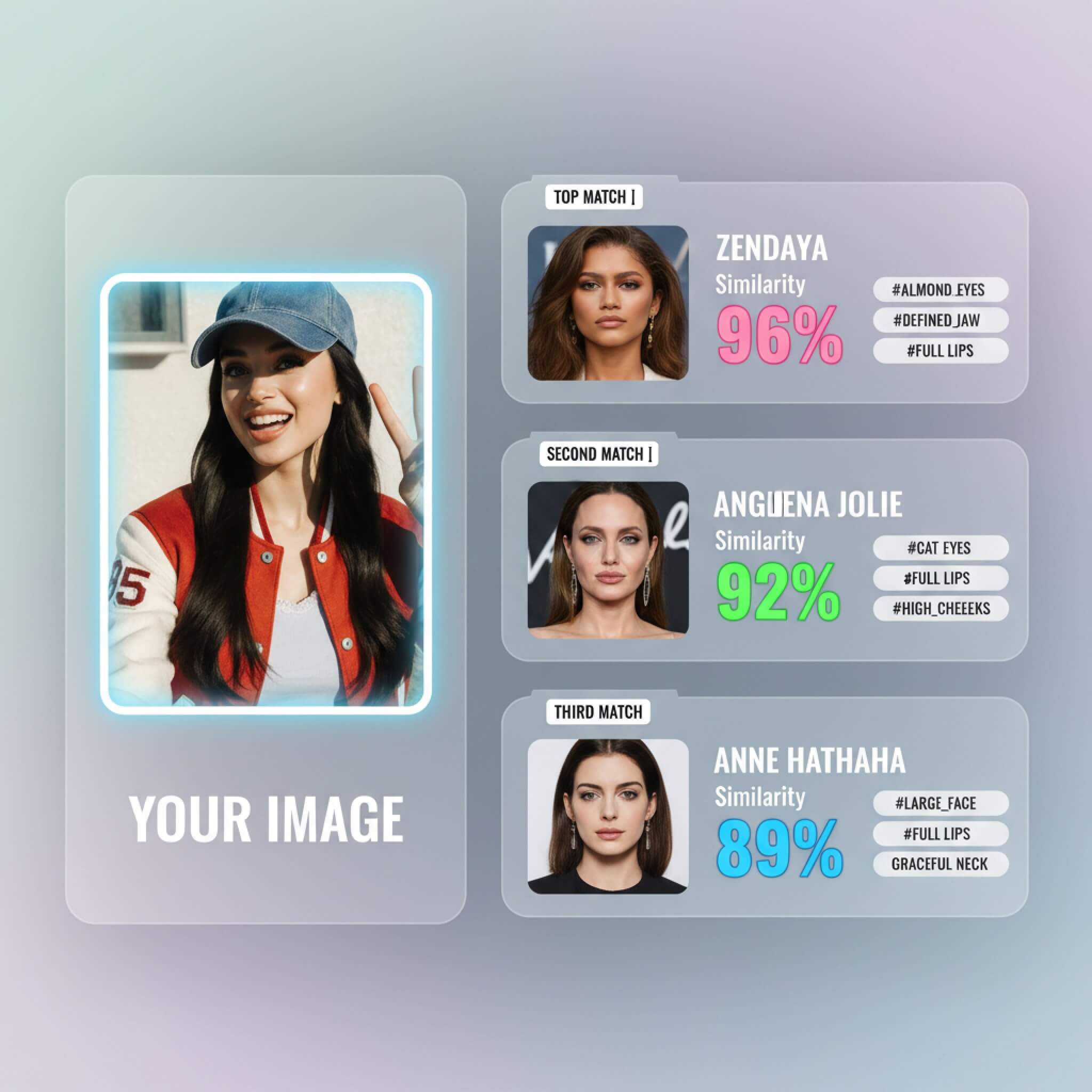 Celebrity look alike finder