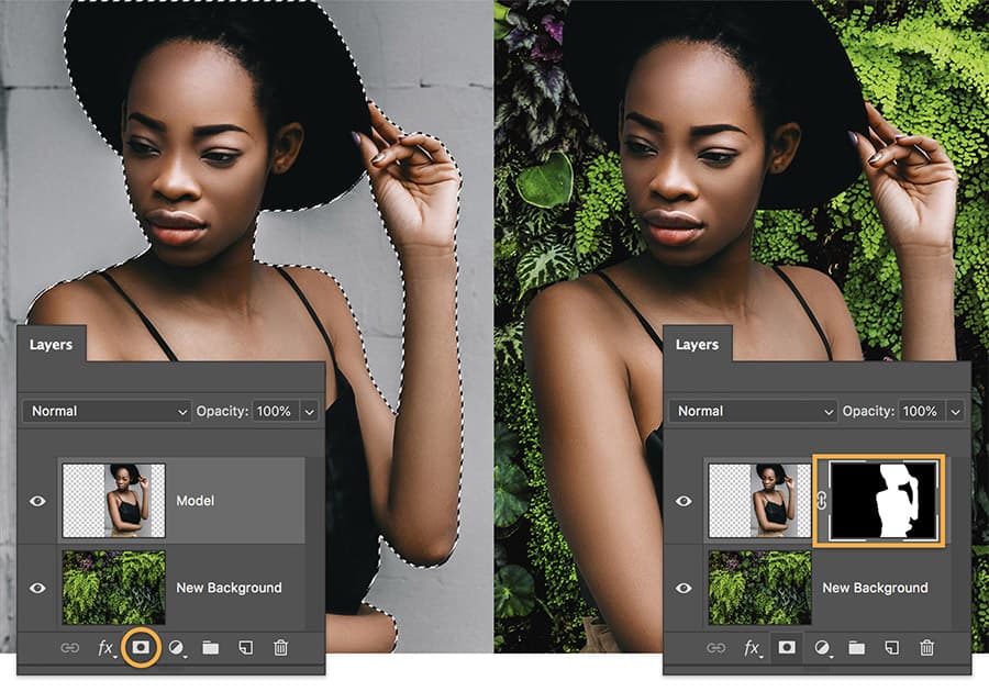 Add background to image preview